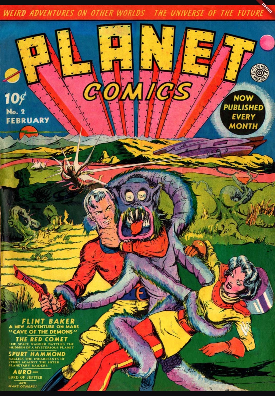 Full-screen comic reader